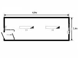 Блок-контейнер 6м жилой для строительных объектов в Котельниково